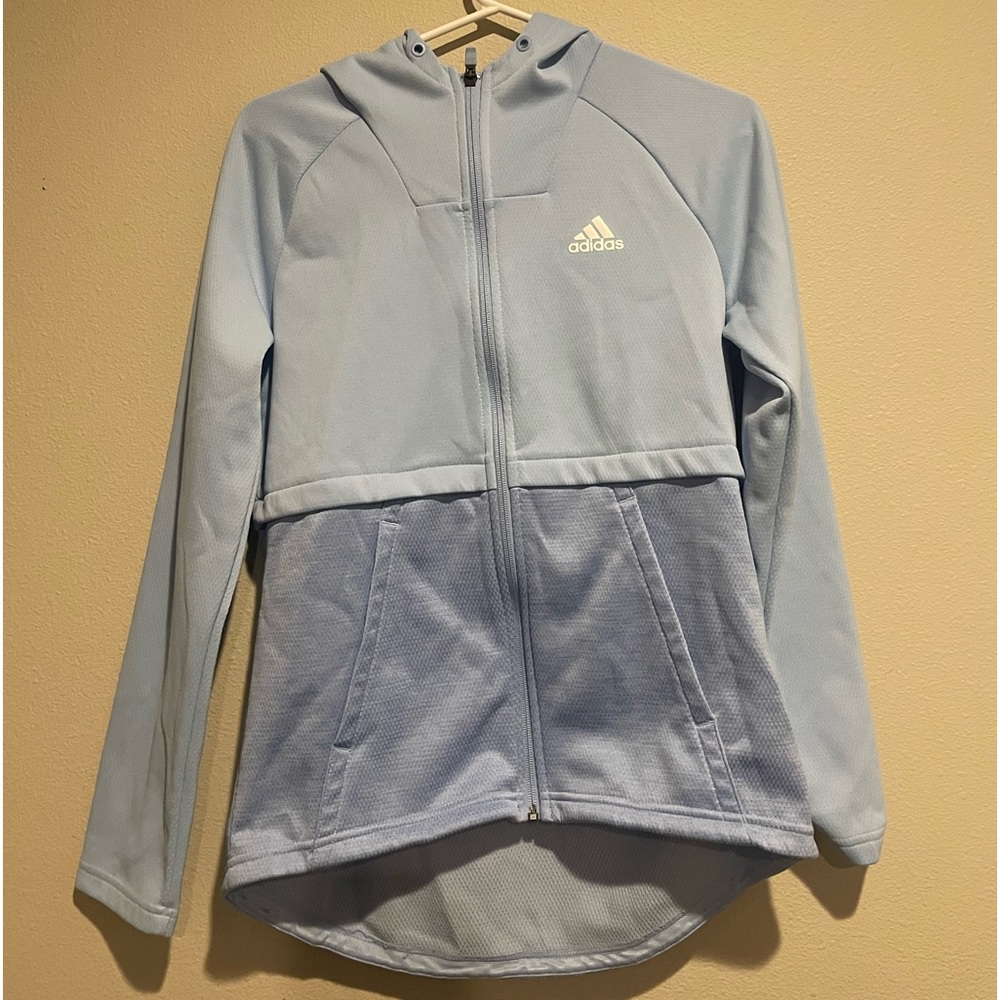 Blue Zip Up athletic Jacket